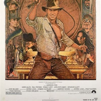 Raiders of the Lost Ark! An Adventure-Filled Epic Starring Harrison Ford as the Daring Archaeologist Indiana Jones!